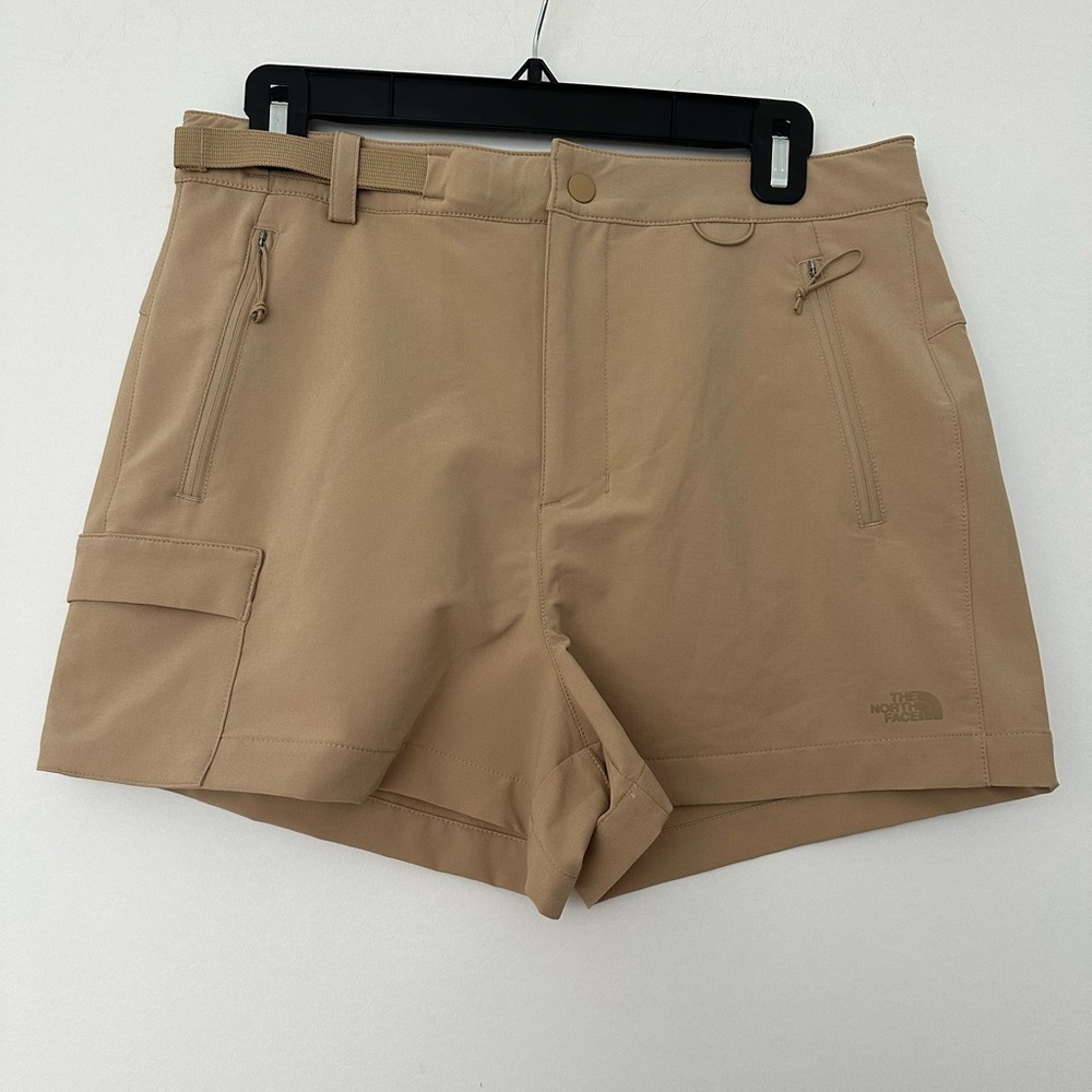 NWOT The North Face Women's Bridgeway Khaki Stone Shorts Size 8